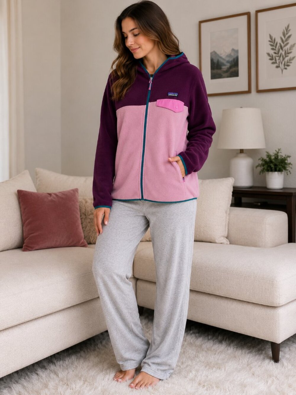 Brand New Patagonia kids micro D snap-T jacket
